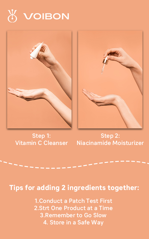 Can You Use Vitamin C Cleanser And Moisturizer That Contains Niacinamide?